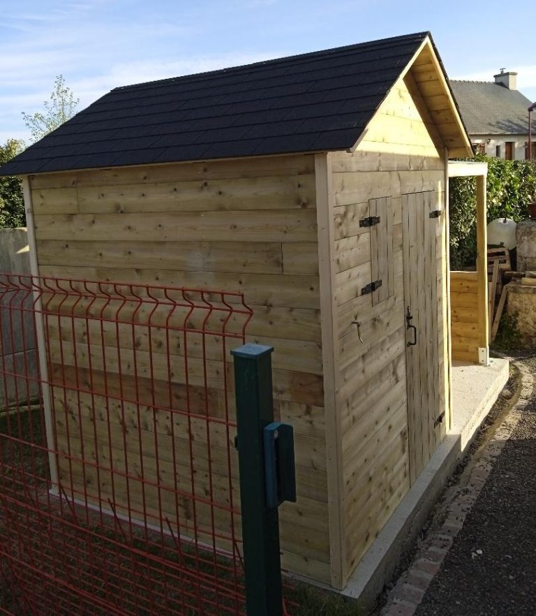 menuiserie sur mesure bois artisan saint-malo bretagne abri de jardin pin traité